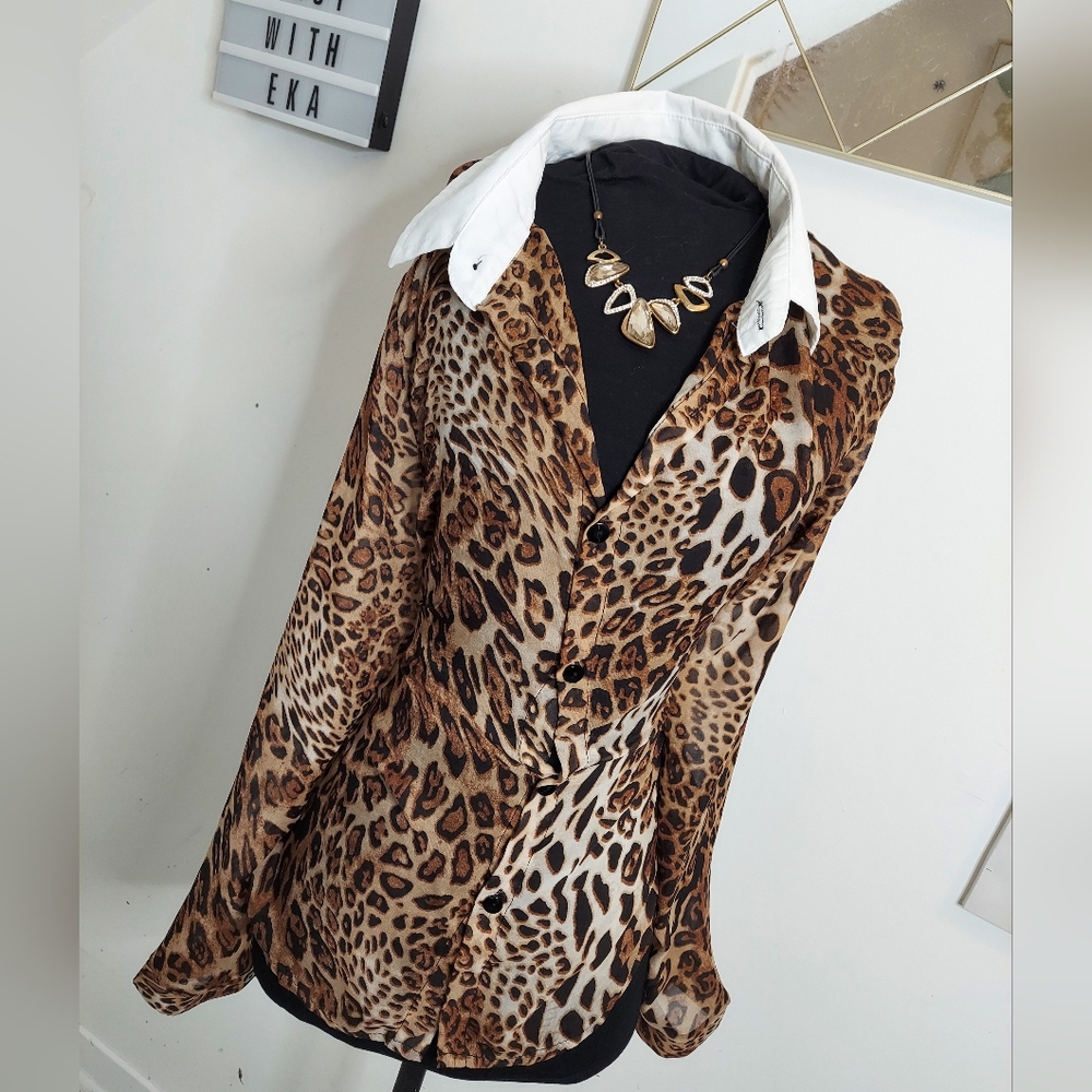 Leopard print blouse - Picture 5 of 12